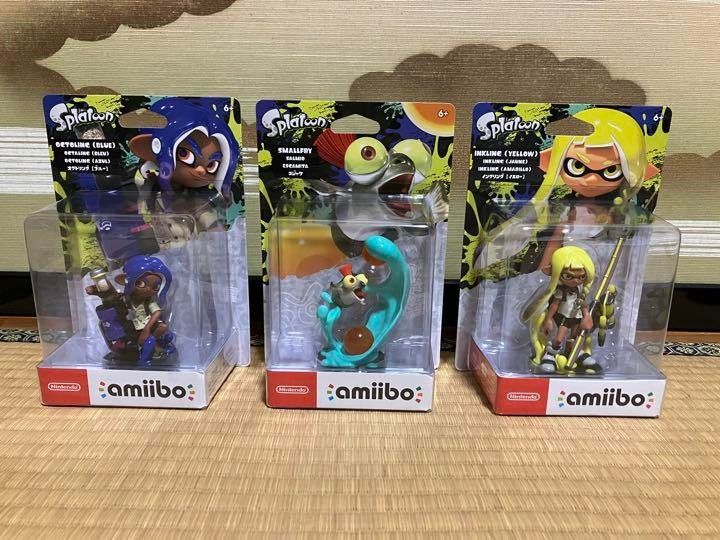 暖色系 24時間以内発送 amiibo スプラトゥーン3 3個セット 新品未開封