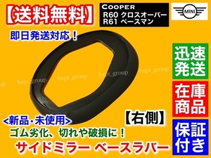  stock goods [ free shipping ] new goods side mirror rubber mount right side 1 piece [ Mini Cooper R60 R61 Clubman pace man ] Raver base MINI deterioration 