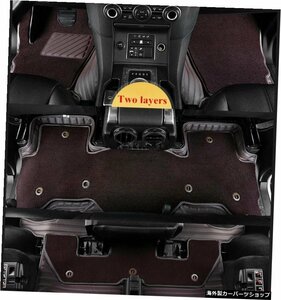 現代グランドサンタフェ67席用カスタムスペシャルカーフロアマット2019-2013サンタフェ2015用防水2層カーペット Custom special car floor