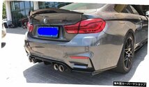 BMW F82 M4 2014-2019リアウイングスポイラーブーツリッド用ABSグロスブラックリアトランクスポイラー ABS Gloss black Rear Trunk Spoile_画像2