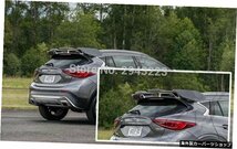 インフィニティQX30Q30Q30S ABSプラスチック素材未塗装プライマーカラーリアスポイラーウィングトランクリッドカバープロテクターカースタ_画像2