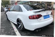 AUDI A4 S4 RS4B8.5用カーボンファイバースポイラー20132014 2015 2016ウィングリップスポイラー高品質Rカーアクセサリー Carbon Fiber Sp_画像5