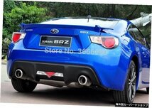 スバルBRZトヨタ86GT86FRPグラスファイバー無塗装プライマーカラーリアルーフスポイラートランクウィングリップブーツカバー用カーアクセ_画像5