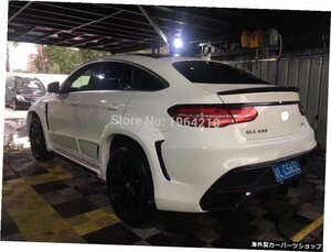 ベンツGLEクラスW166GLE63AMG GLE 300400 2015 2016 2017カーボンファイバーリアトランクスポイラーテールブーツリップウィング For Benz