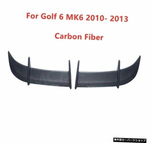 【CFゴルフ610-13】カーボンファイバー素材リアルーフスポイラーフォルクスワーゲンVWゴルフ6MK6VI GTIR202010-2013非標準 【CF Golf 6 10