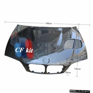 CFキットフロントボンネットリアルカーボンファイバーforBMWE46 2ドア1998-2001カーフードボディキットカースタイリング CF Kit Front Bon