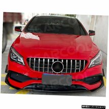 【シルバー2019-2021】メルセデスベンツAクラスW176A45AMG2013-2019バンパーメッシュフレームフェイスリフトチューニング用ABSフロントバ_画像5