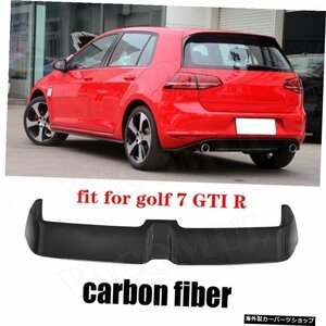 【GTIRカーボン】VWゴルフ用カーボンファイバー素材リアルーフスポイラーMK7MK7.5VIIスタンダードGTIR2014-2019FRPOスタイルテールトラン