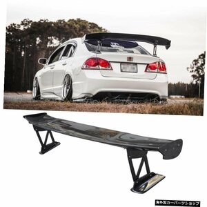 ホンダシビック用カーボンファイバーリアトランクスポイラーウィングGTリップブーツ2006-2011カースタイリング Carbon Fiber Rear Trunk S