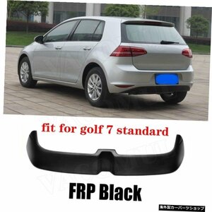 【標準FRP】VWゴルフ用カーボンファイバー素材リアルーフスポイラーMK7MK7.5VII標準GTIR2014-2019FRPOスタイルテールトランクウィング 【s