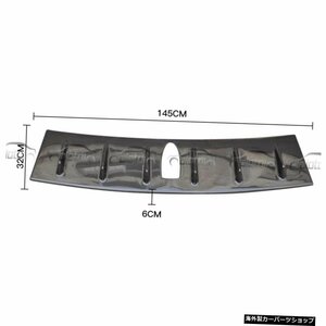 スバルインプレザWRX2015-UP Carbon Fiber Rear Roof Spoiler Wing Fin Trunk Lip For Subaru Impreza WRX 2015-UP