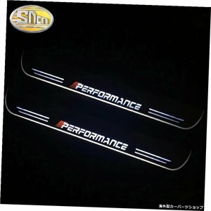 BMW E87 F20 2004-2018用SNCNカーLEDドアシル超薄型アクリルダイナミックLEDウェルカムライトスカッフプレートペダル SNCN Car LED Door S