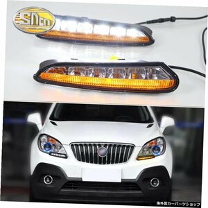 Opel Mokka 2012 2013 20142015SNCNターンイエローシグナルリレー防水ABSカーDRL12VLEDデイタイムランニングライトデイライト For Opel Mo