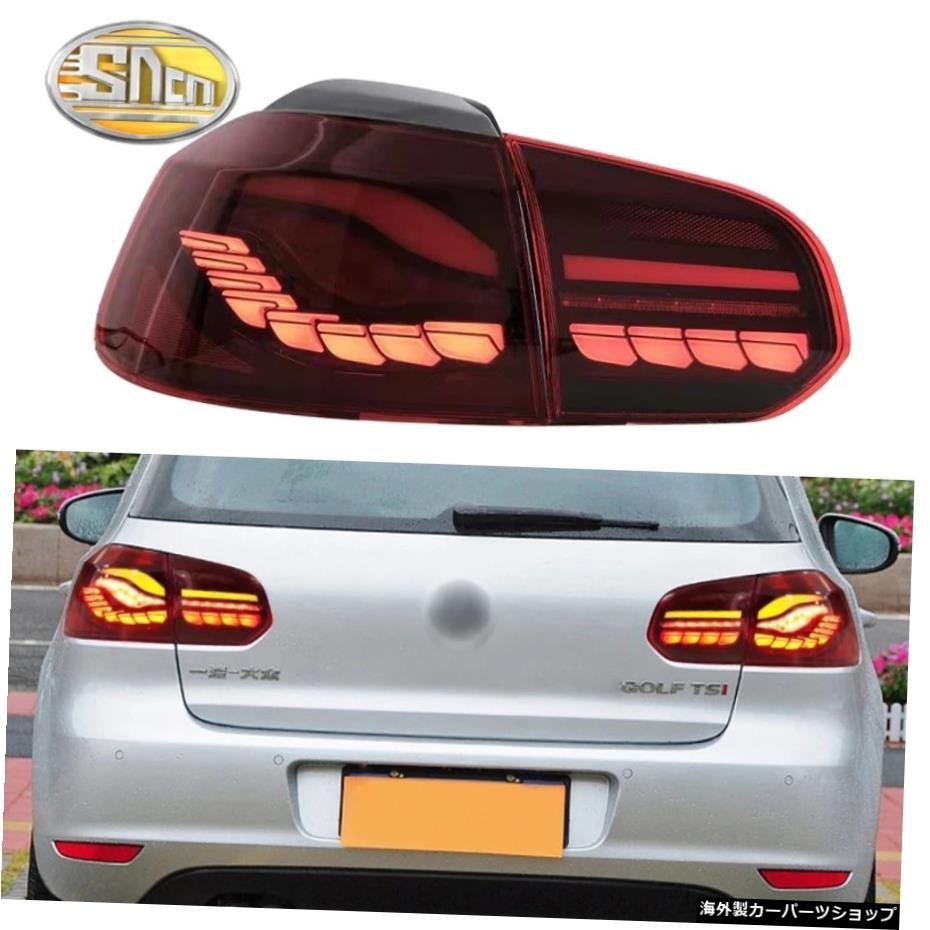 新製品 VWゴルフVI 6 MK GTI GTD R 20 2009-2012ダークレッド左LED