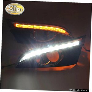 SNCN 2PCS LEDデイタイムランニングライト（シボレーキャプティバ用）2011 2012 2013カーアクセサリー防水12VDRLフォグランプデコレーショ