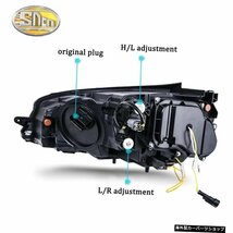 SNCNカースタイリングLEDヘッドライトアセンブリフォルクスワーゲンゴルフ7MK7GTIシーケンシャルターンシグナルランプLEDDRLスタートブル_画像2