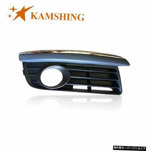 CAPQX For VW Golf 5 Sagitar GTI05-11フロントバンパーフォグライトフレームカバーフォグランプグリルトリムフードグレーティングプロテ