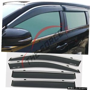 Window Sunny Visor Shade Fit For Toyota Highlander 2015-2018 W / Highlander＆Silve Strip 4pcs Window Sunny Visor Shade Fit For T