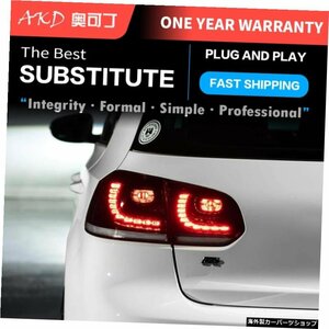 AKDチューニングカーテールライトVWゴルフ6ゴルフ6MK6R20テールライトLEDDRLランニングライトフォグランプダイナミックシグナルライト AKD