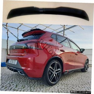 VWシート用IBIZATGI/FRハッチバック201720192021高品質ABSプラティックリアルーフスポイラーカーテールウィングデコレーション For VW Sea