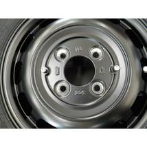 HS12067 Ｘ BLOOD　DIESEL サテンブラック カーゴプロ 145R12 80/78N 6PR 付き N-VAN アクティ エブリィ ハイゼット 等_画像4