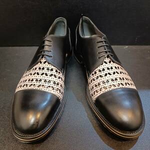 ポリーニ（POLLINI） イタリア製革靴 黒 EU42　