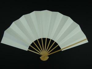 4123, shaku Mai fan Japan dancing *.. for 30cm white . white bamboo capital fan box attaching 