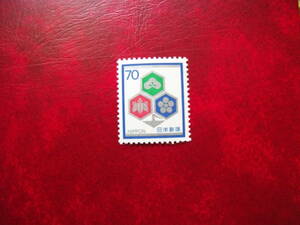* social stamp 70 jpy pine bamboo plum (1982.8.23 issue )