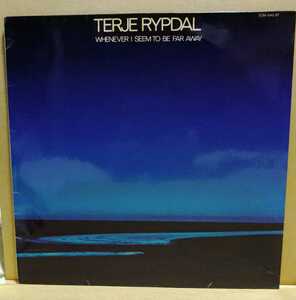 ドイツ盤LP Terje Rypdal　Whenever I Seem To Be Far Away　ECM1045　テリエ・リピダル