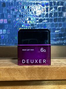 値下げ【新品】DEUXER デューサー ナンバースリー アクアジェルワックス 6G