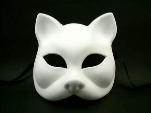 * Italy made *venechi Anne mask / cat / white /BCE8W/ fancy dress / cosplay 