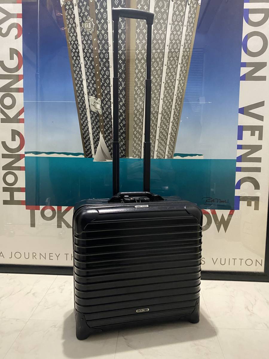 美品 リモワ サルサ 23L 2輪 機内持ち込み ビジネストローリー