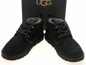 新品/UGG/アグ/MENS NEUMEL SUEDE CHUKKA BOOTS/メンズ ニューメル スエード チャッカ ムートン ブーツ/BLACK/ブラック/黒/3236-blk/28.0cm