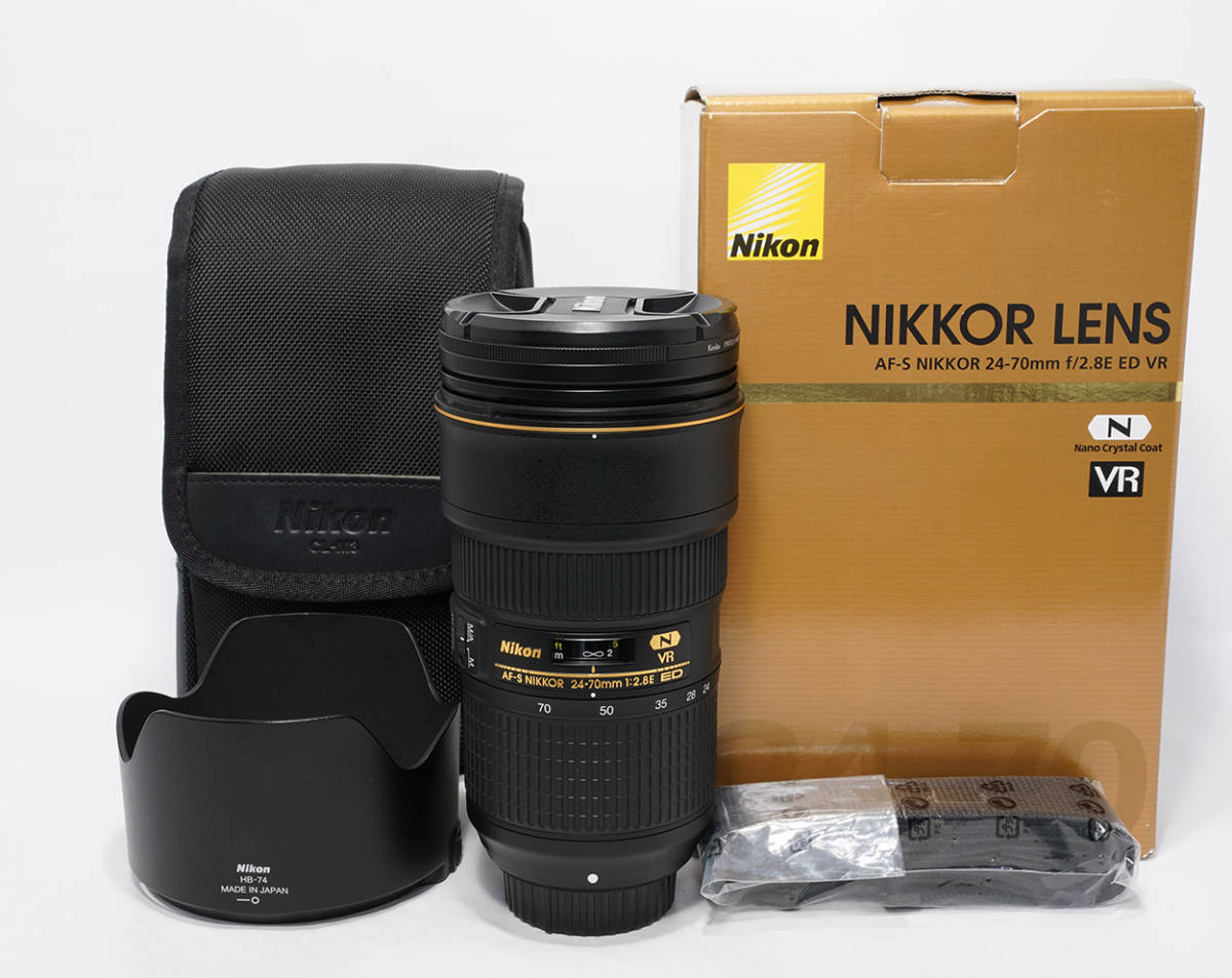 Yahoo!オークション -「af-s nikkor 24-70mm f2.8e ed vr」の落札相場