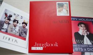 Art hand Auction BTS X'mas Card Jungkook Official Photo Book Dicon Vol.10 BTS goes on! Member Edition Photo Book Accessories Not for Sale Jungkook, Celebrity Goods, others