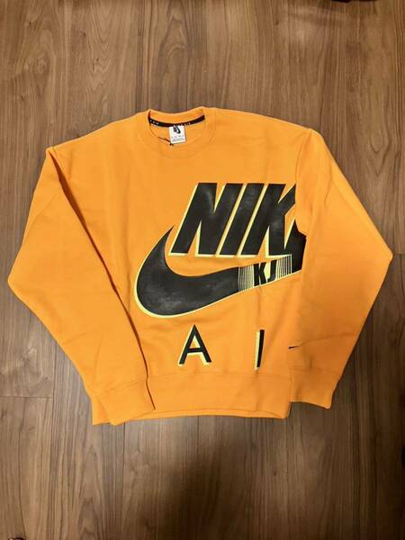 ☆ NIKE AS U NRG AM FLC CREW CIRCUIT ORANGE 21SP-S☆XSサイズ☆ ナイキ NRG AM フリース L/S クルー☆キムジョンズ☆