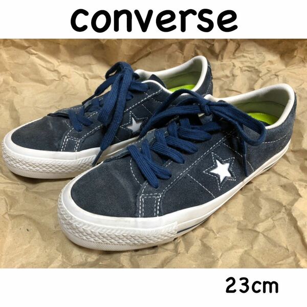 【送料込み】　コンバース　ワンスター　スエード　スニーカー　ネイビー　23 one star CONVERSE スウェード　23cm