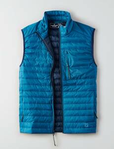 * ラスト * AE アメリカンイーグル Puffer Vest ベスト M / Teal *