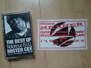 ★レア MISTA MEANER PROMO ステッカー RAP HIP HOP ラップ ヒップホップ プロモ アングラ SURE SHOT DJ CLARK KENT