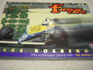 1995FUTERA F1 FL1 ファステストラップ'85 ケケ・ロズベルグ