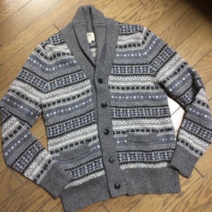  beautiful goods BEAMS total pattern shawl cardigan Beams 