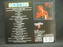 GENESIS / LIVE IN U.S.A. 1982 ◆CD2219NO◆CD_画像2