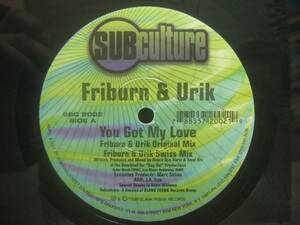 FRIBURN & URIK / YOU GOT MY LOVE ◆X560NO◆12インチ