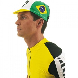 asosASSOS FEDERATION CAP Brazil COTTON CAP cap OS Brazil 