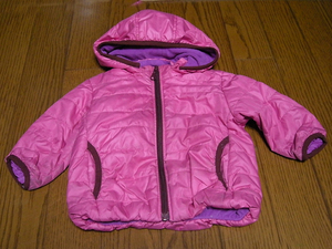 ☆ Удачная куртка с внутренним флисом с капюшоном 80 размер детской детской одежды