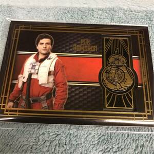 topps スターウォーズ last jedi POE DAMERON メダル BB-8