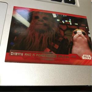 topps スターウォーズ the last jedi 96 レッド PORG