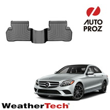 フロアマット メルセデスベンツ Cクラス W205 セダン 2014年式以降現行 2列目 フロアライナー ブラック WeatherTech 正規品_画像1