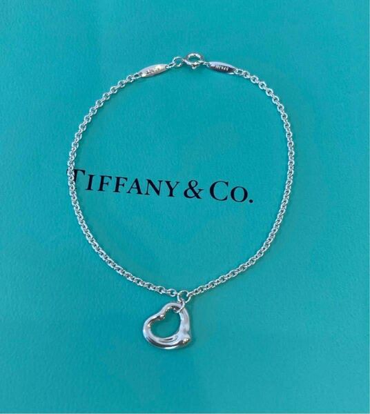 新品 正規品 ティファニー アンドコーtiffany&co ブレスレット 　オープンハート シルバー ハート ティファニー