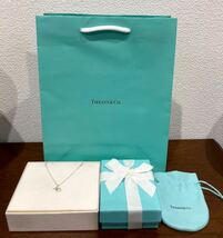 新品 正規品 ティファニー tiffany&co ネックレス キス　シルバー ケース巾着紙袋リボン 箱　プレゼント サークル_画像3